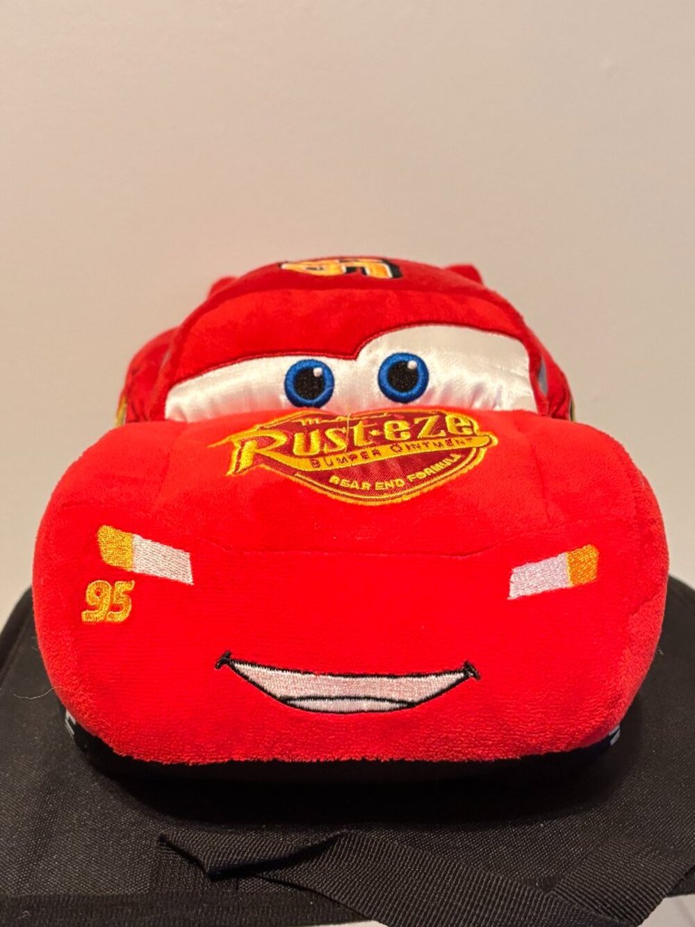 Disney Store Cars Lightning McQueen Red Plush 13" Rusteze Pixar Soft